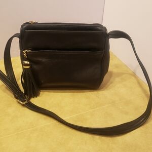 Tignanello Black Crossbody Bag